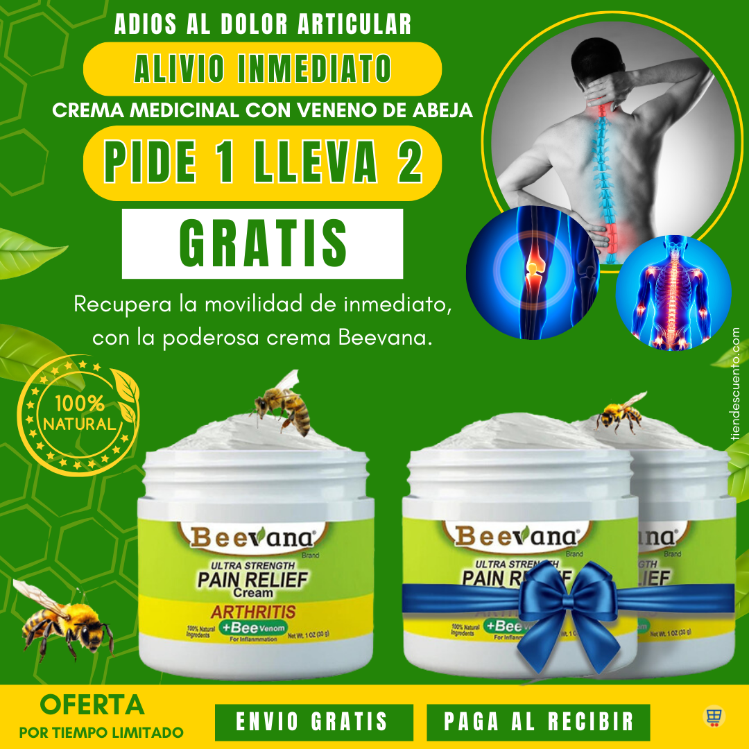 2 x 1 crema dolores y articulaciones, lleva 1 GRATIS