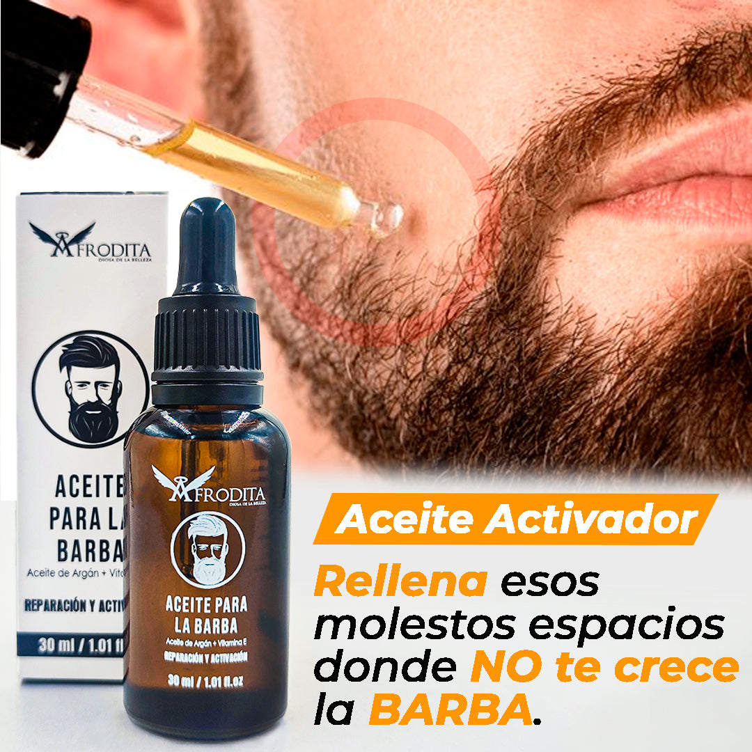 ACEITE PARA LA BARBA - ¡Conquista la barba que siempre has querido!