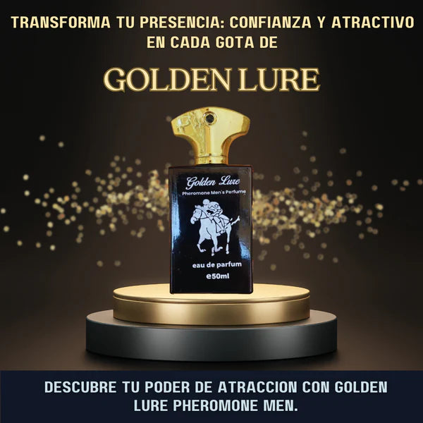 PERFUME GOLDEN LURE FEROMONAS  - Diseñado para atraer a las mujeres 😈🔥