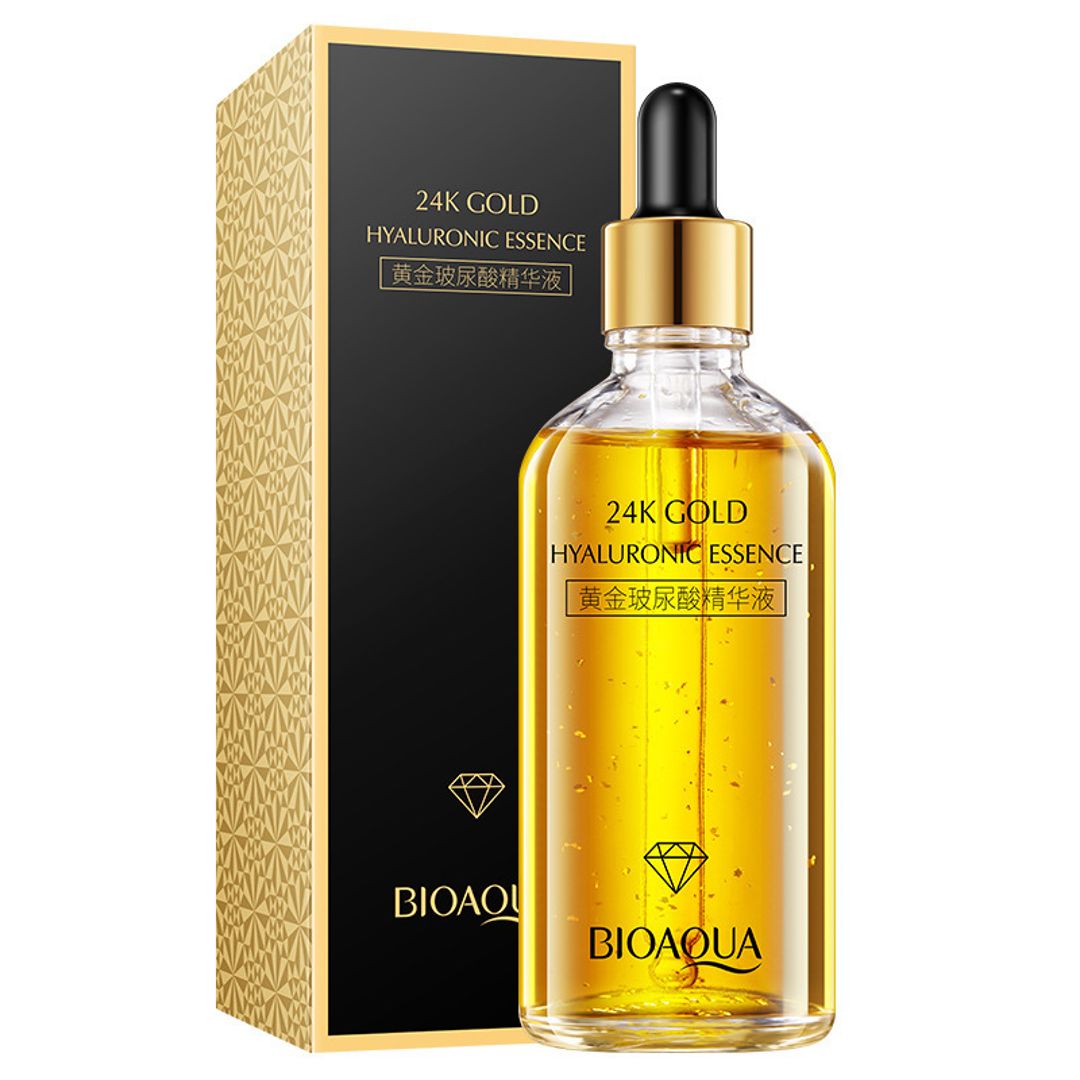 SÉRUM CON ORO DE 24k + ACIDO HIALURÓNICO BIOAQUA