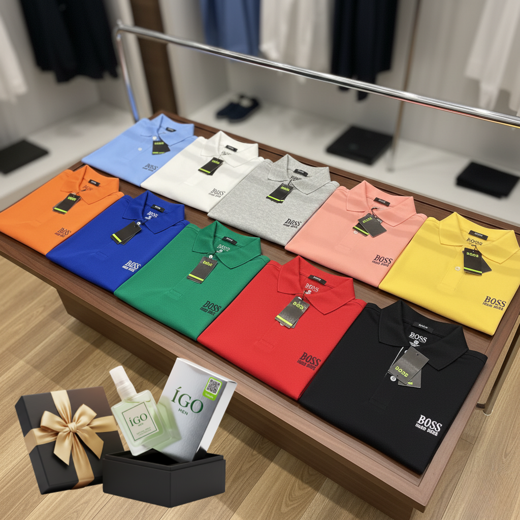 Combo de Polos Premium con ¡PERFUME GRATIS! 👕🎁