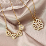 Collar SUERTE EN EL AMOR 🍀💖 -  ¡dos en uno!